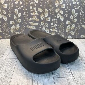 Puma Shibusa Slide Womens Black Casual Sandals Black Cloud  Platform Size 6